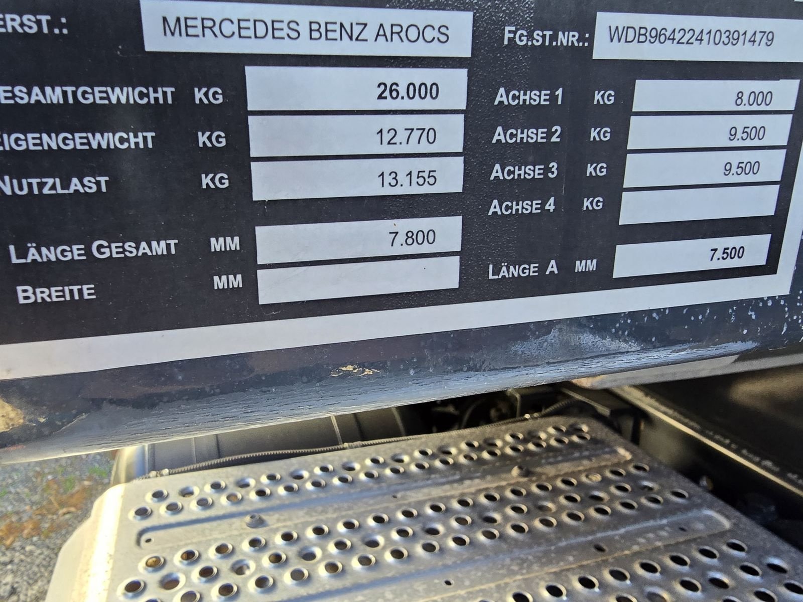 Unimog des Typs Mercedes-Benz AROCS, Gebrauchtmaschine in Gabersdorf (Bild 21)