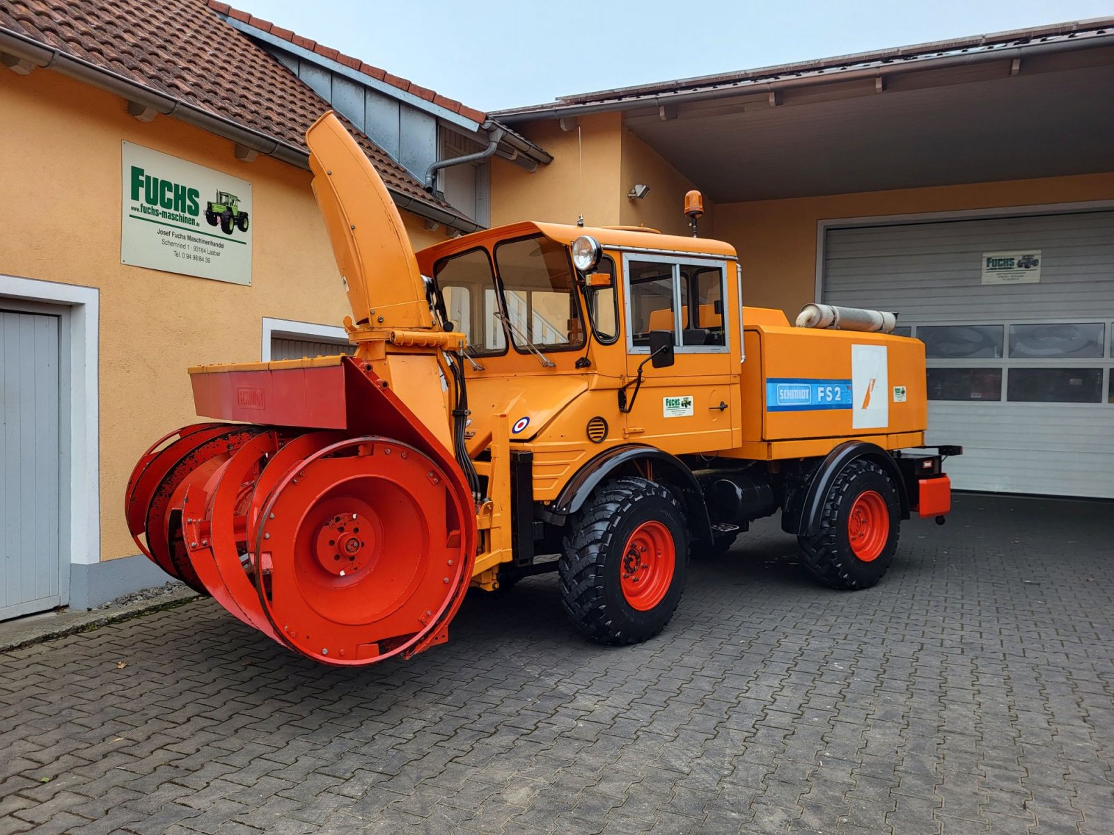 Unimog des Typs Mercedes-Benz Mercedes-Benz-Schmidt Unimog 421 Schneefräse, Gebrauchtmaschine in Laaber (Bild 1)