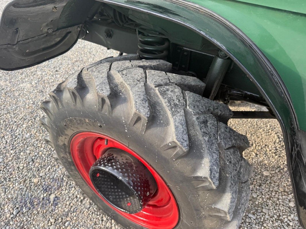 Unimog des Typs Mercedes-Benz Mercedes Unimog U 411 komplett restauriert, FZ, FH, Heckkrafthebe, Kippritsche, Gebrauchtmaschine in Schutterzell (Bild 2)