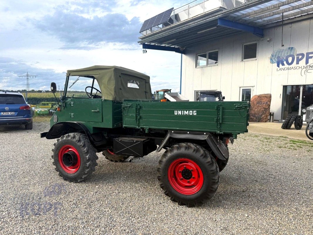 Unimog типа Mercedes-Benz Mercedes Unimog U 411 komplett restauriert, FZ, FH, Heckkrafthebe, Kippritsche, Gebrauchtmaschine в Schutterzell (Фотография 8)