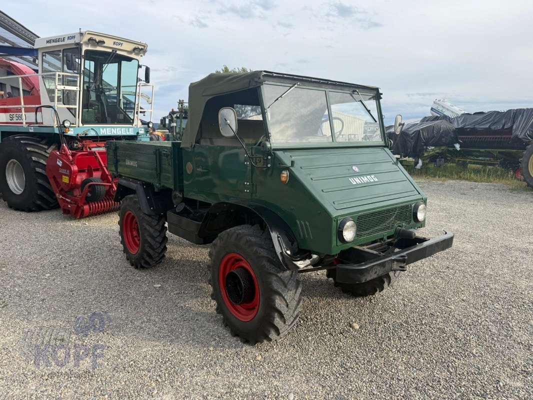 Unimog типа Mercedes-Benz Mercedes Unimog U 411 komplett restauriert, FZ, FH, Heckkrafthebe, Kippritsche, Gebrauchtmaschine в Schutterzell (Фотография 18)