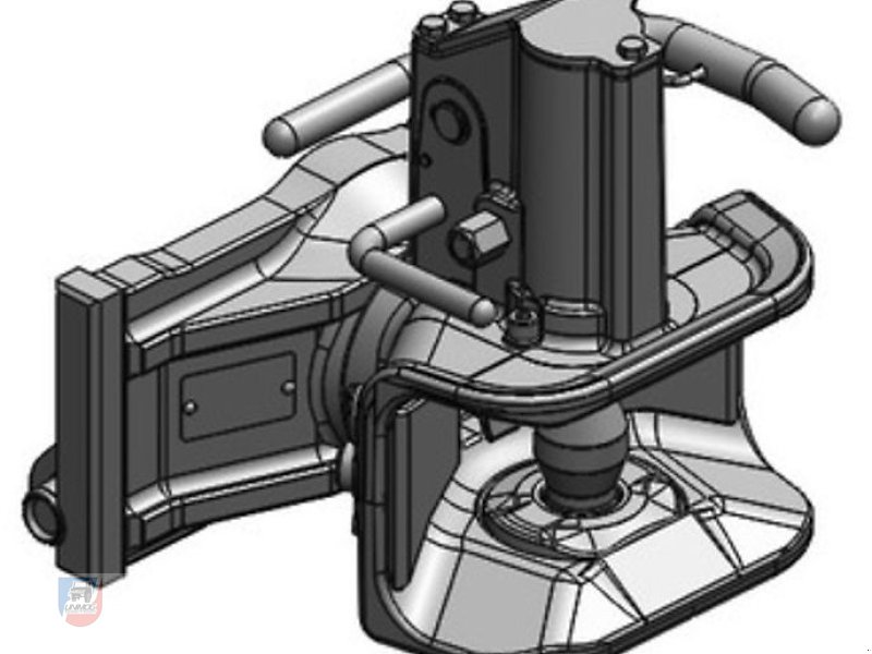 Unimog tip Mercedes-Benz Scharmüller Lagerbock U1000-U1400 Zugmaul inkl. Mwst., Gebrauchtmaschine in Fitzen (Poză 1)