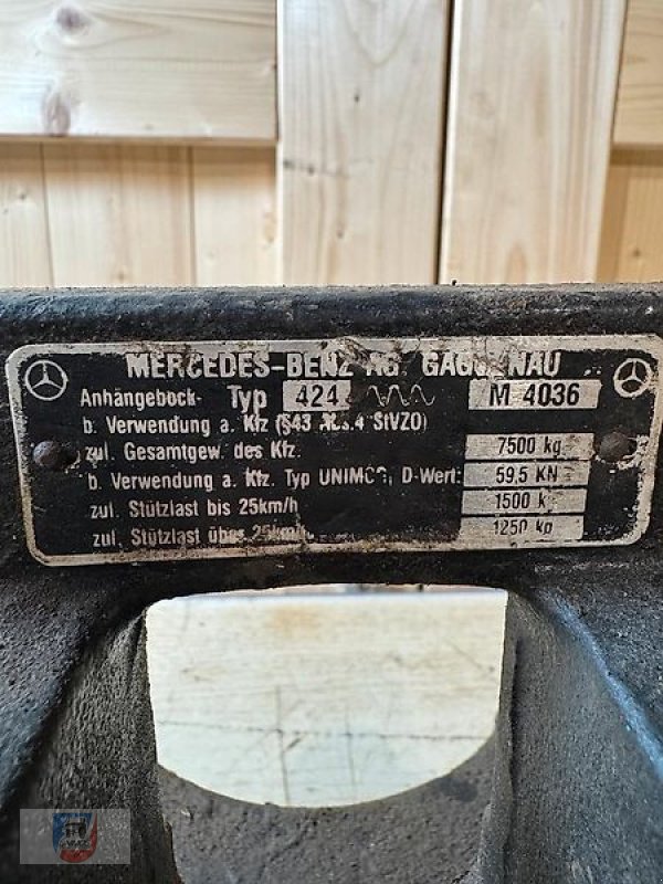 Unimog typu Mercedes-Benz Träger Zugmaul Halterung Oberlenkerhalter 424 427, Gebrauchtmaschine v Fitzen (Obrázek 4)
