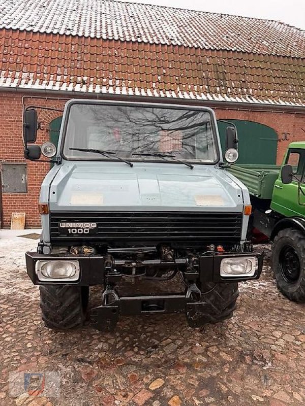 Unimog des Typs Mercedes-Benz U1000 Kran Atlas Zapfwelle 60 Km/h Ackerstolle MwSt., Gebrauchtmaschine in Fitzen (Bild 10)