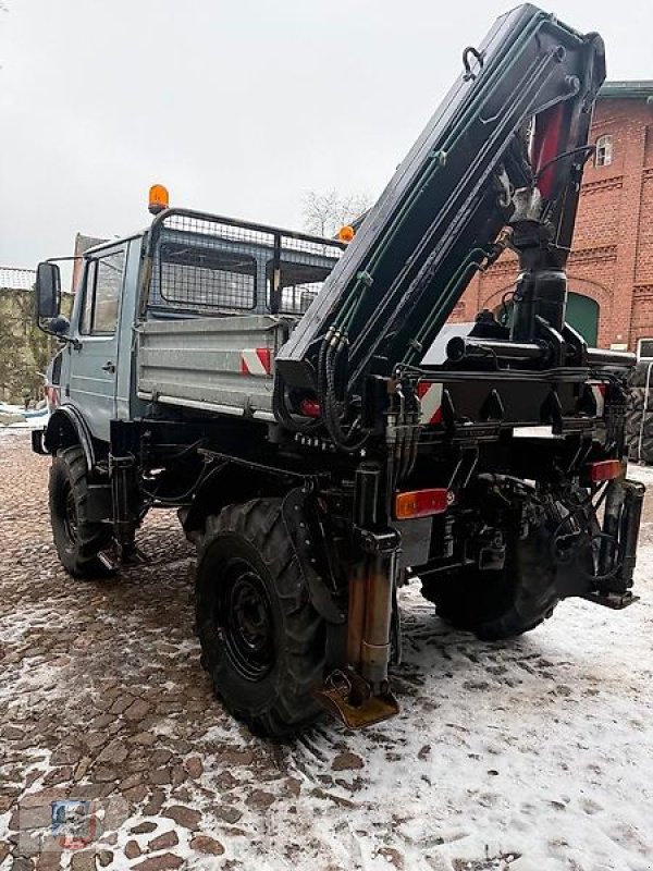 Unimog des Typs Mercedes-Benz U1000 Kran Atlas Zapfwelle 60 Km/h Ackerstolle MwSt., Gebrauchtmaschine in Fitzen (Bild 5)