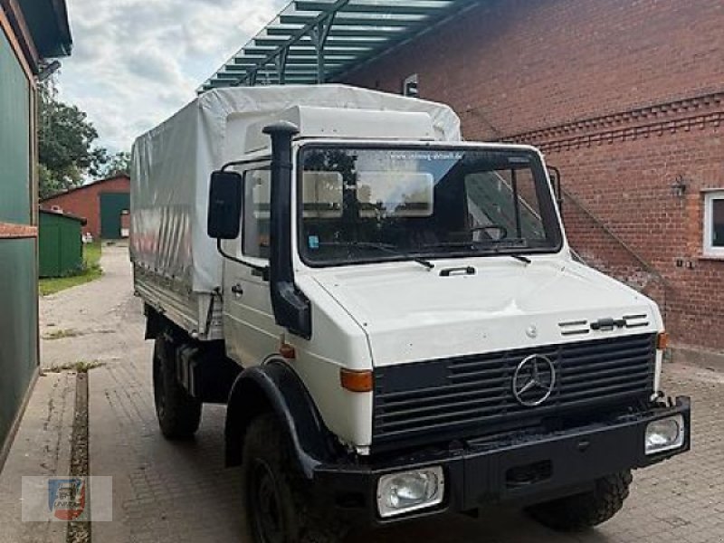 Unimog du type Mercedes-Benz U1300L U435 Reisemobil Expeditionsmobil H-Gut Hydraulik, Gebrauchtmaschine en Fitzen (Photo 1)