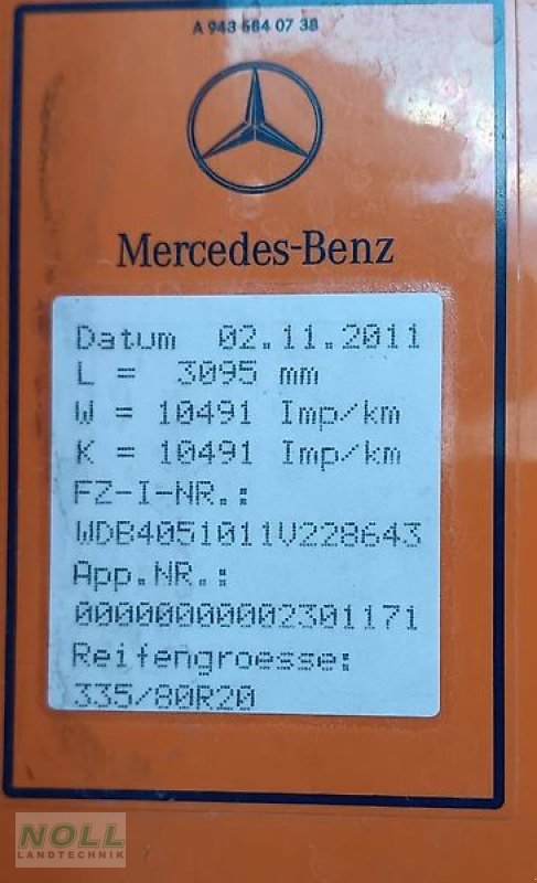 Unimog typu Mercedes-Benz U300 Plus 1 405/10 Winterdienststreuer, Gebrauchtmaschine v Limburg (Obrázok 21)