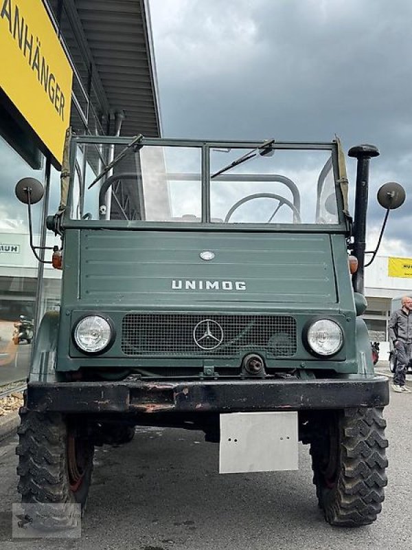 Unimog des Typs Mercedes-Benz Unimog 411 Cabrio mit Heckkraftheber, Gebrauchtmaschine in Gevelsberg (Bild 2)