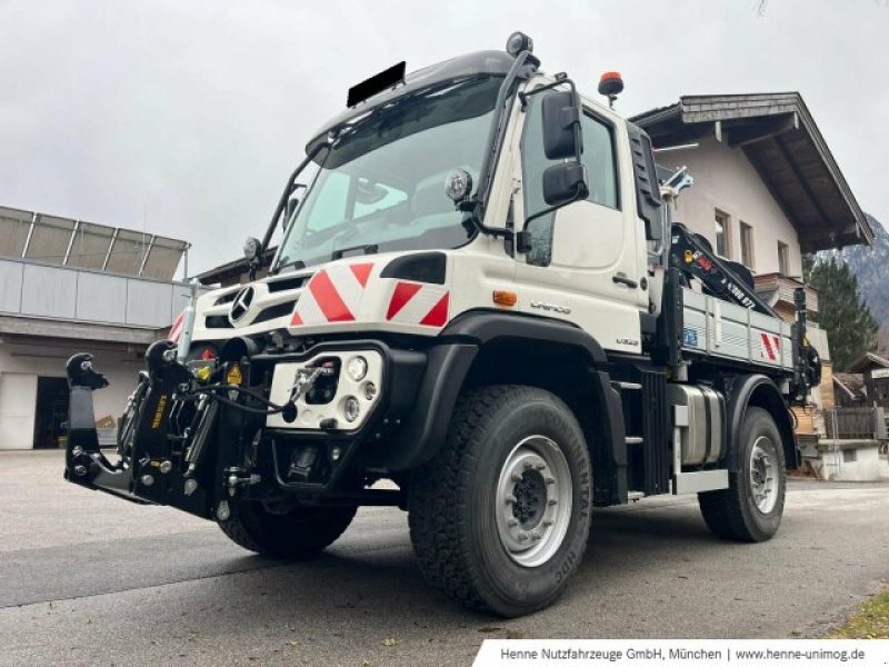 Unimog des Typs Mercedes-Benz Unimog U 323 mit HIAB Kran D072-4, Gebrauchtmaschine in Heimstetten (Bild 9)