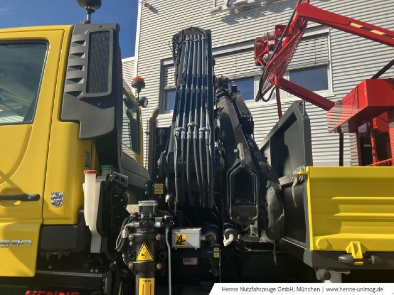 Unimog типа Mercedes-Benz Unimog U 530 Hiab Kran, Gebrauchtmaschine в Heimstetten (Фотография 10)