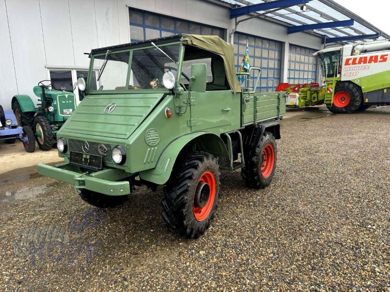 Unimog des Typs Mercedes Unimog U411 / U30 hyd. Lenkung Heckseilwinde, Gebrauchtmaschine in Schutterzell (Bild 1)