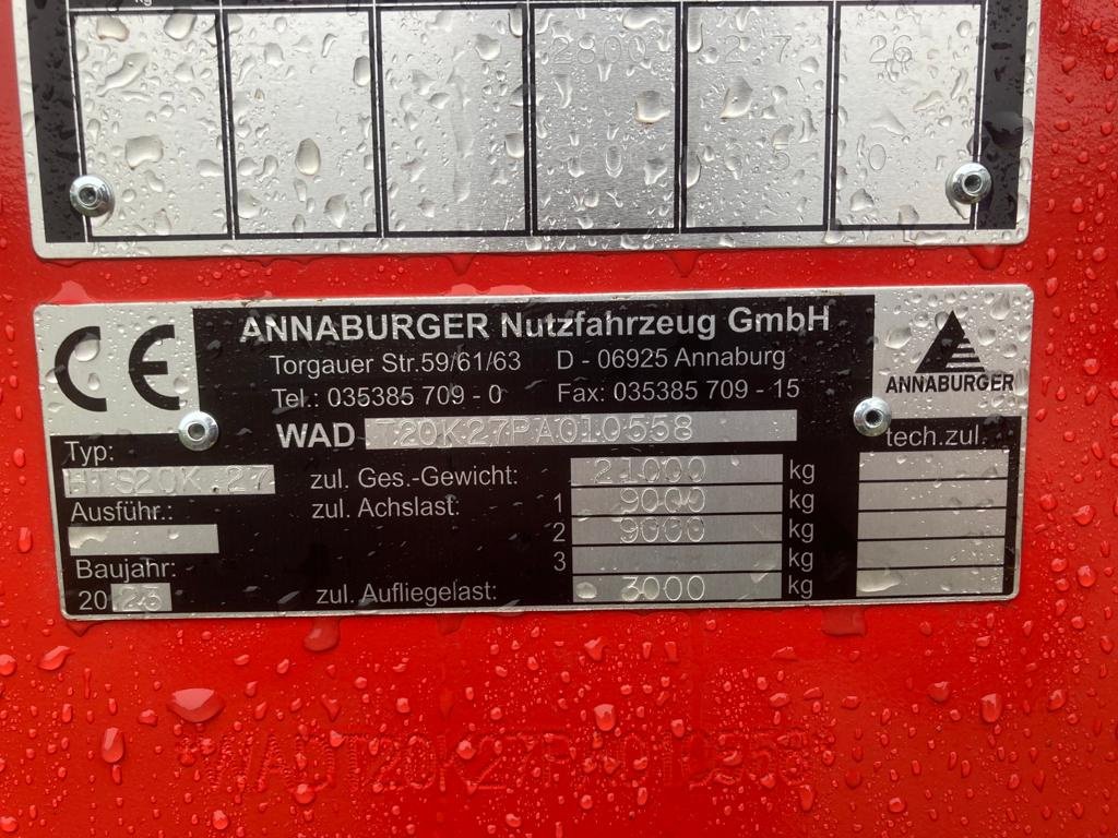 Vakuumfass du type Annaburger HTS 20K.27 Güllewagen, Neumaschine en Gera (Photo 4)
