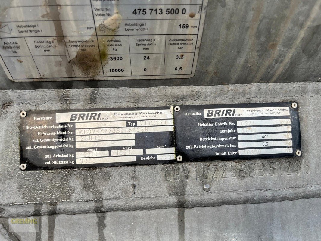 Vakuumfass des Typs Briri VTTW 16700, Gebrauchtmaschine in Ahaus (Bild 19)