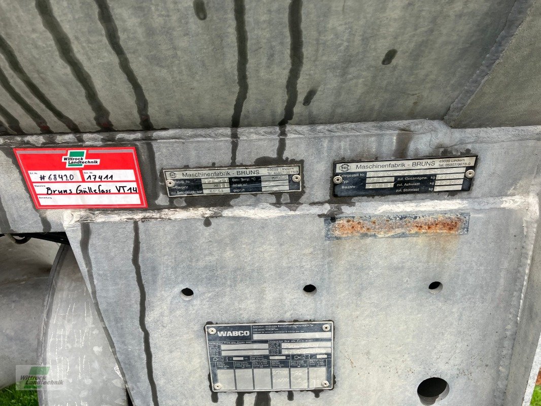 Vakuumfass des Typs Bruns VT14, Gebrauchtmaschine in Georgsheil (Bild 3)