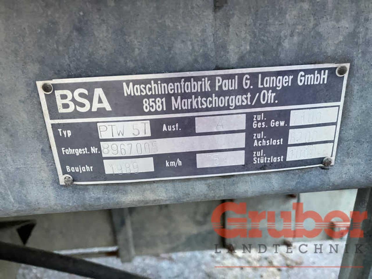 Vakuumfass a típus BSA PTW 5 T, Gebrauchtmaschine ekkor: Ampfing (Kép 7)