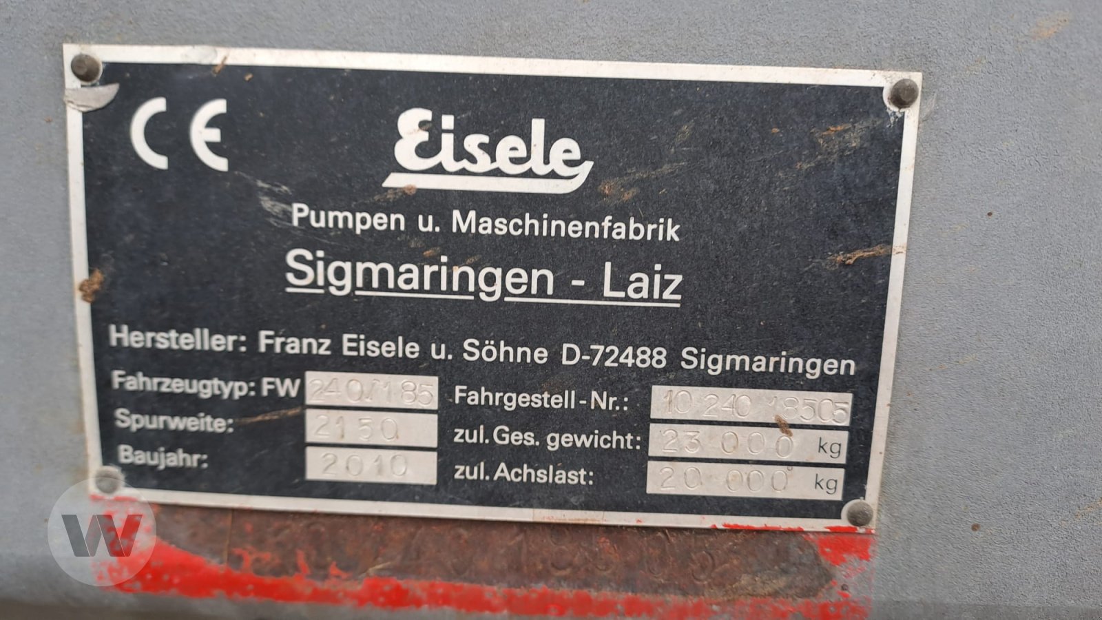 Vakuumfass des Typs Eisele FW 240/185, Gebrauchtmaschine in Husum (Bild 10)