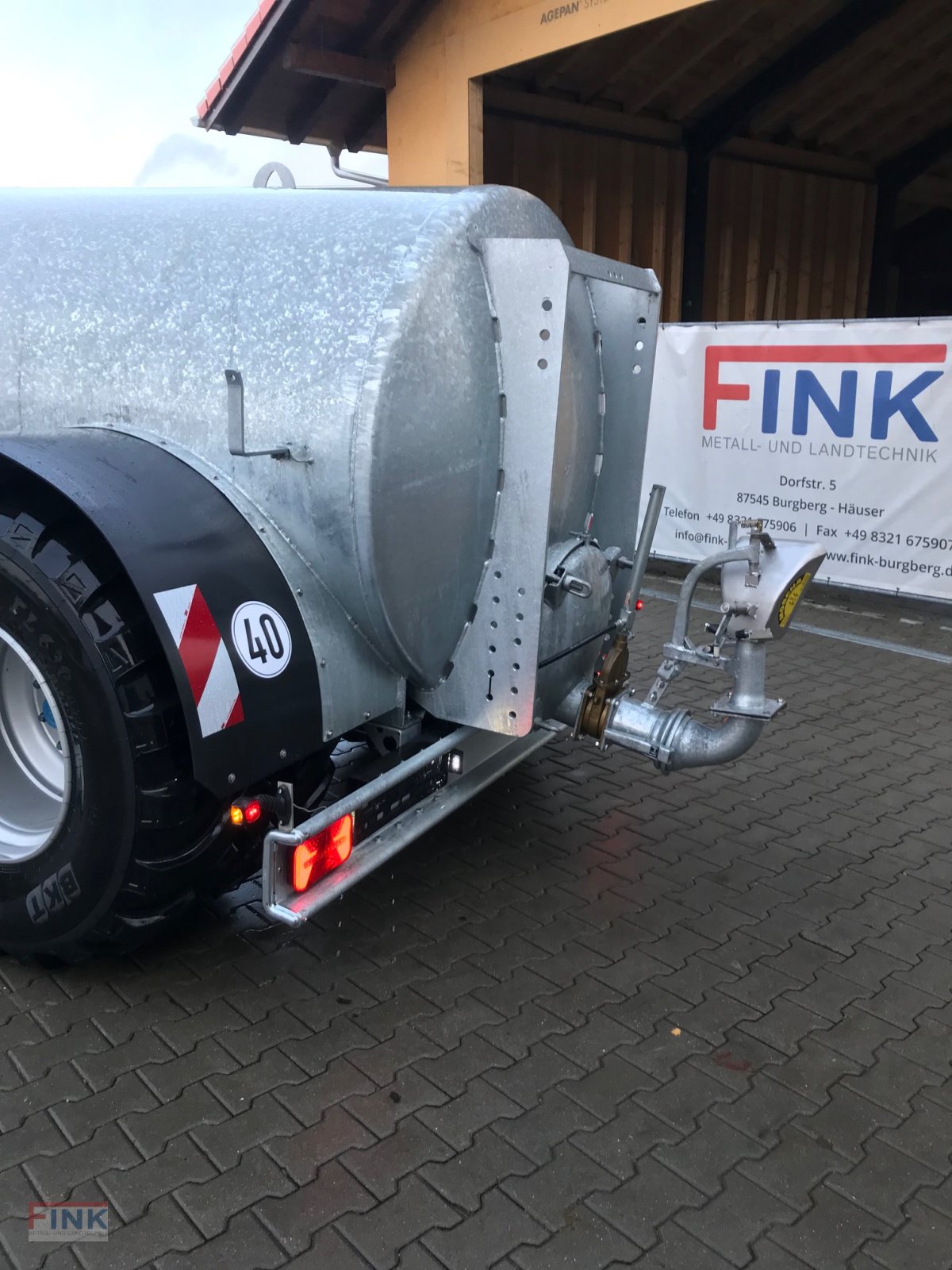 Vakuumfass des Typs FINK Metall- und Landtechnik FV 8000 E, Neumaschine in Burgberg-Häuser (Bild 14)