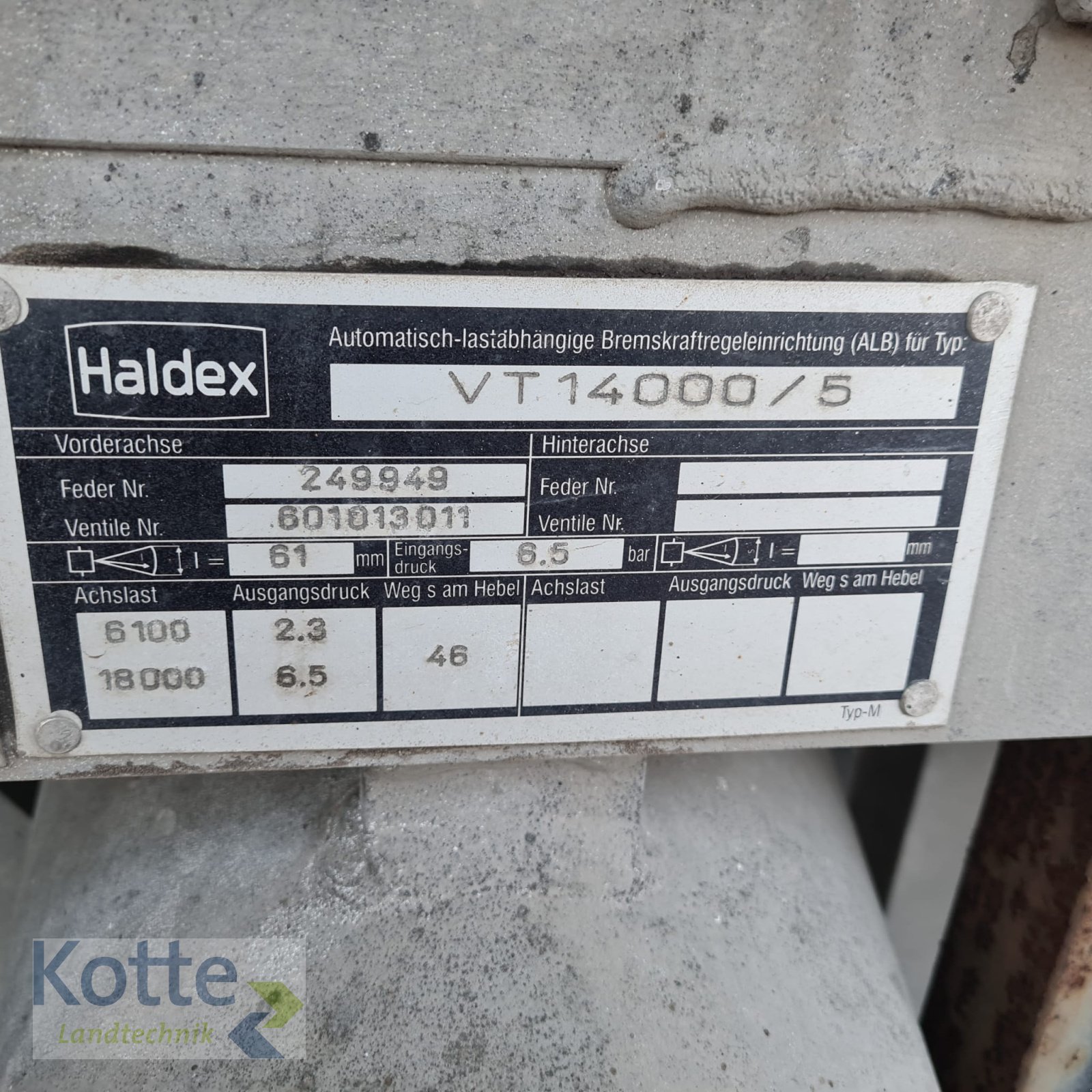 Vakuumfass des Typs Garant Kotte VT 14000, Gebrauchtmaschine in Rieste (Bild 14)