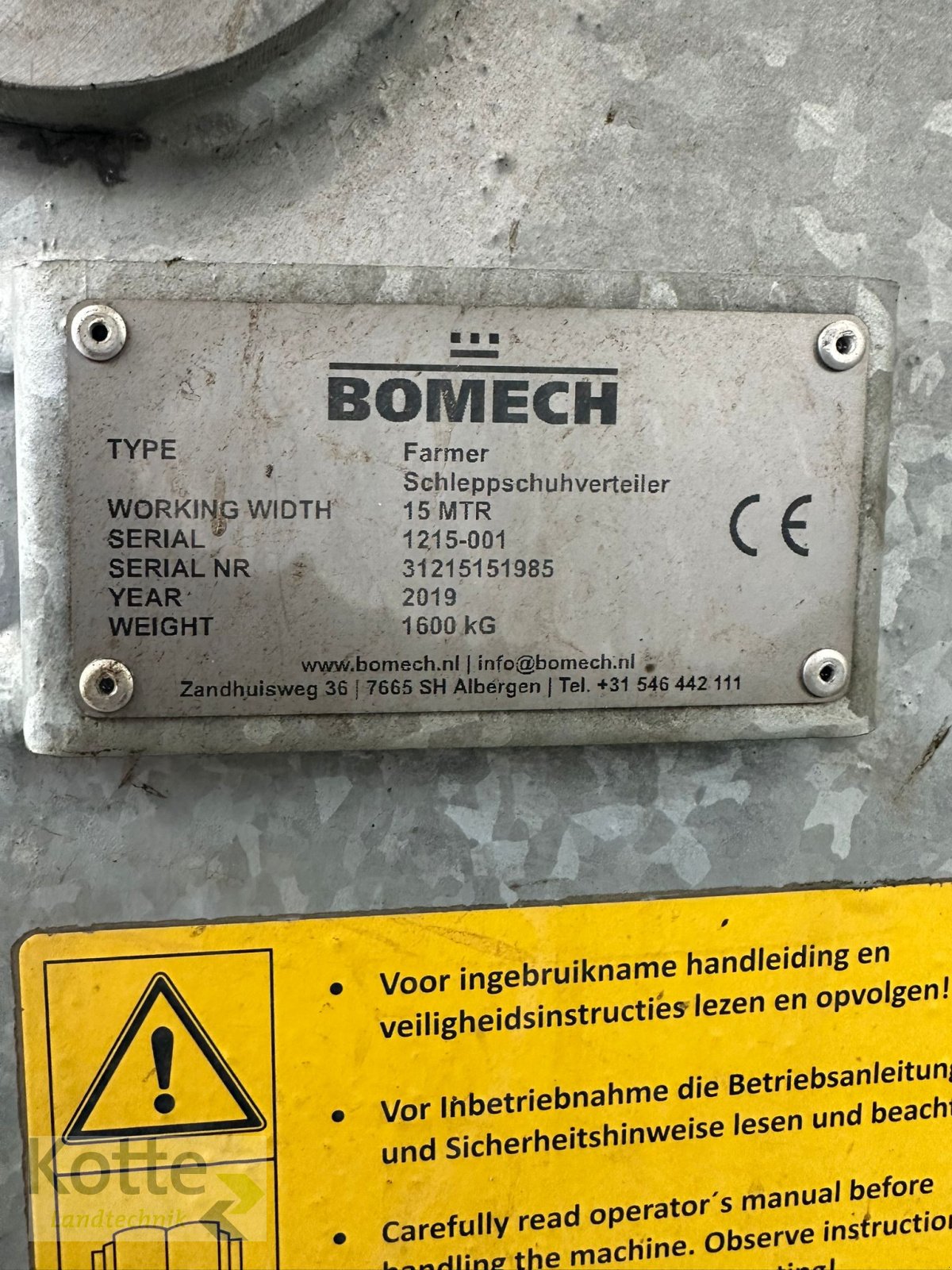 Vakuumfass des Typs Garant Kotte VT 18300, Gebrauchtmaschine in Rieste (Bild 12)