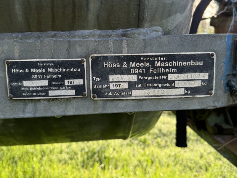 Vakuumfass tipa Höss & Meels vx 30, Gebrauchtmaschine u Schrobenhausen / Ried (Slika 1)