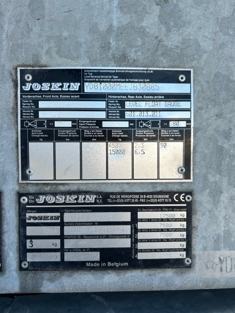 Vakuumfass des Typs Joskin Modulo 2 10000 MEB, Gebrauchtmaschine in Nauen (Bild 5)