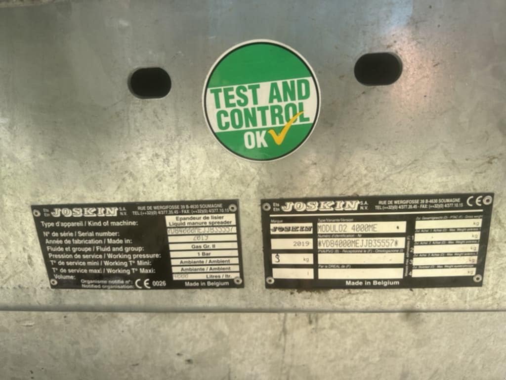 Vakuumfass типа Joskin Modulo 2 4000, Gebrauchtmaschine в Maribor (Фотография 2)