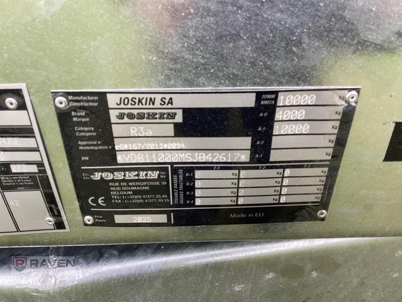 Vakuumfass Türe ait Joskin Modulo 2, Neumaschine içinde Sulingen (resim 8)