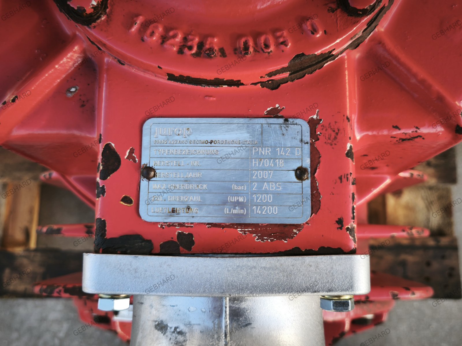 Vakuumfass des Typs Jurop PNR 142D Vakuumpumpe Kompressor Güllepumpe für Annaburger, Gebrauchtmaschine in Großschönbrunn (Bild 9)