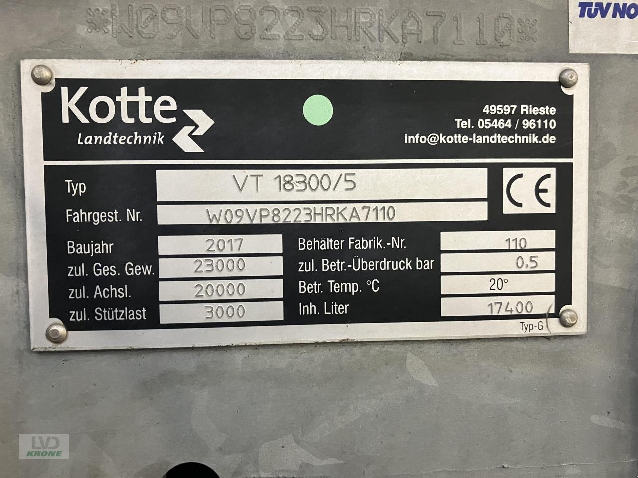 Vakuumfass typu Kotte VT 18.300, Gebrauchtmaschine v Spelle (Obrázek 20)