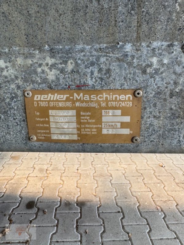 Vakuumfass des Typs Oehler 4000, Gebrauchtmaschine in Remchingen (Bild 3)