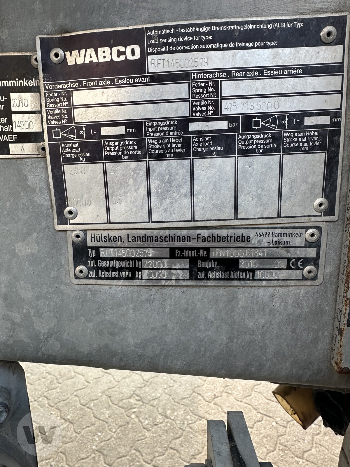 Vakuumfass типа Rheinland RF 14500, Gebrauchtmaschine в Husum (Фотография 1)