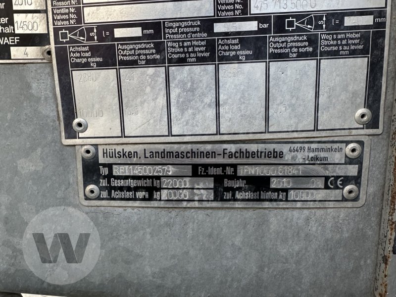 Vakuumfass типа Rheinland RF 14500, Gebrauchtmaschine в Husum