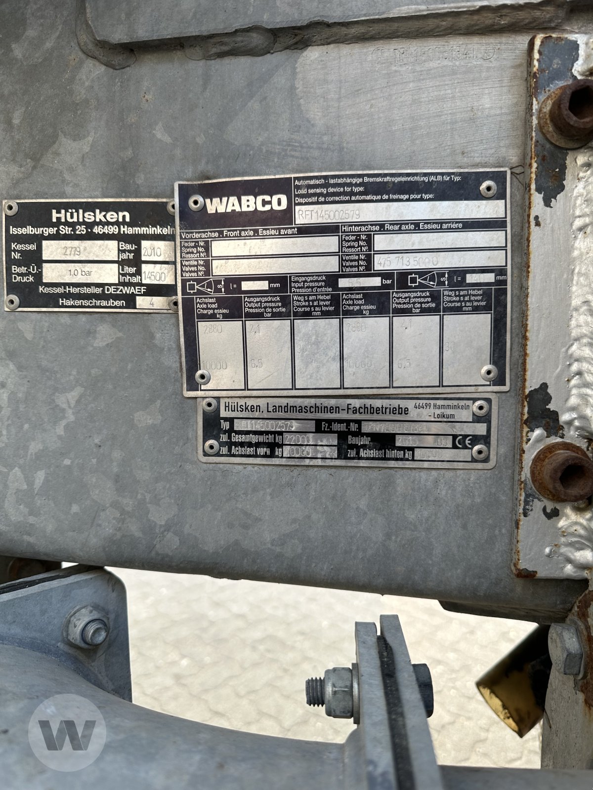 Vakuumfass типа Rheinland RF 14500, Gebrauchtmaschine в Husum (Фотография 11)