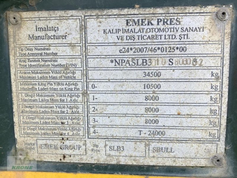 Vakuumfass typu Sonstige EMEK SLB 3, Gebrauchtmaschine v Alt-Mölln (Obrázek 21)