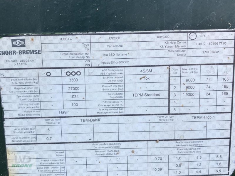 Vakuumfass typu Sonstige EMEK SLB 3, Gebrauchtmaschine v Alt-Mölln (Obrázek 22)