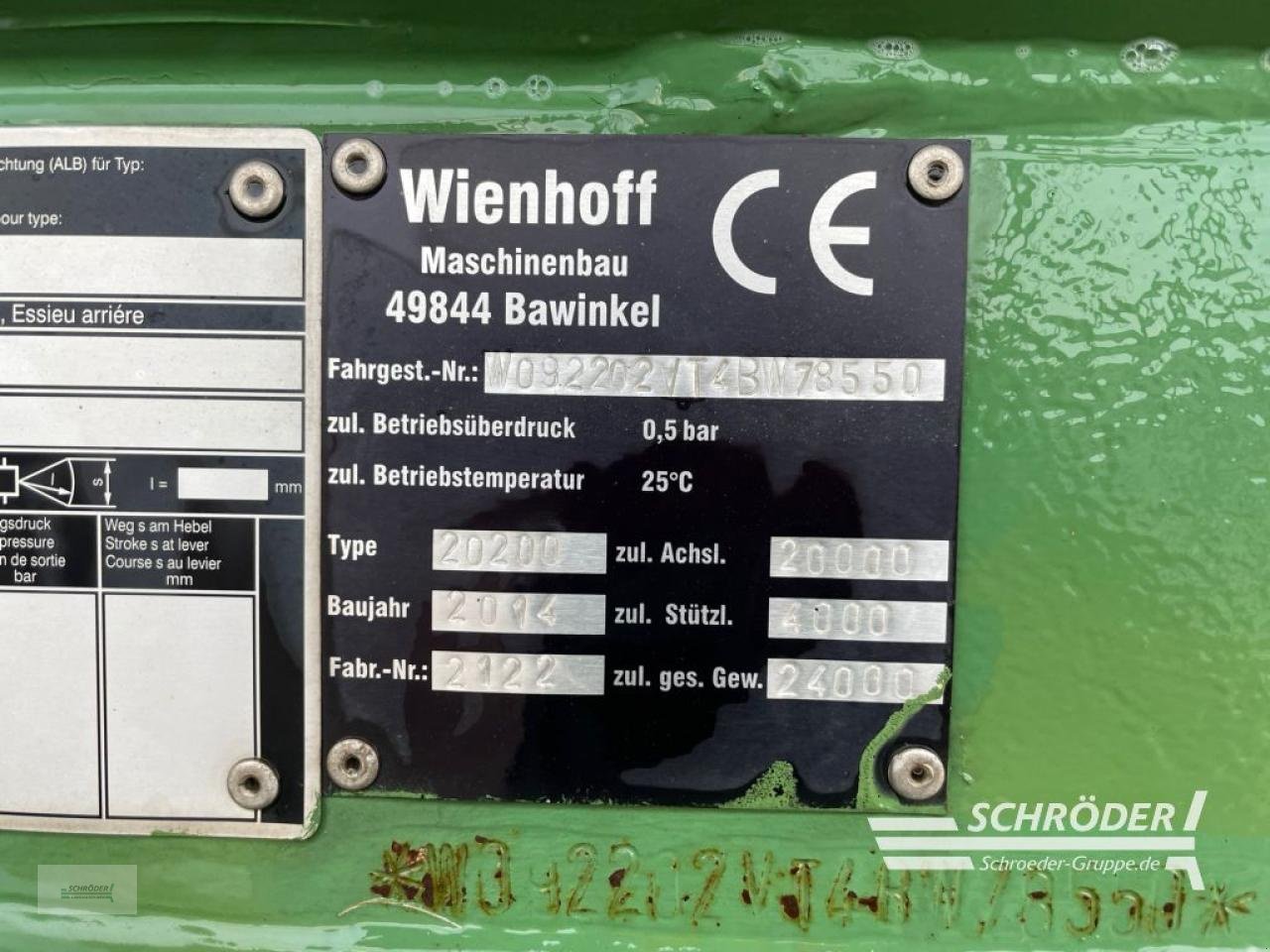 Vakuumfass typu Wienhoff VTW 20200 PROFI LINE, Gebrauchtmaschine v Wildeshausen (Obrázok 8)