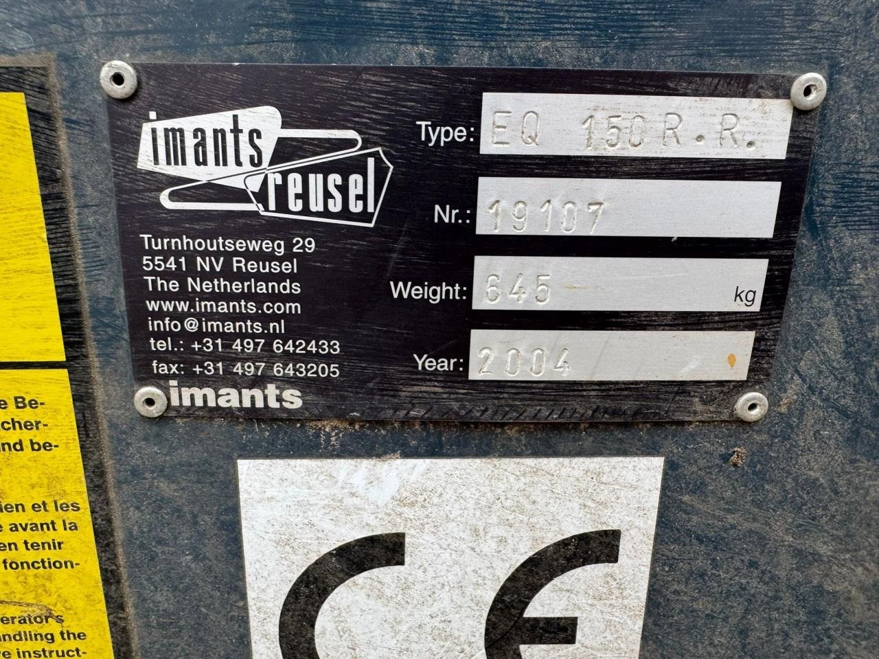 Vertikutierer tip Imants EQ 150R, Gebrauchtmaschine in Bramming (Poză 5)