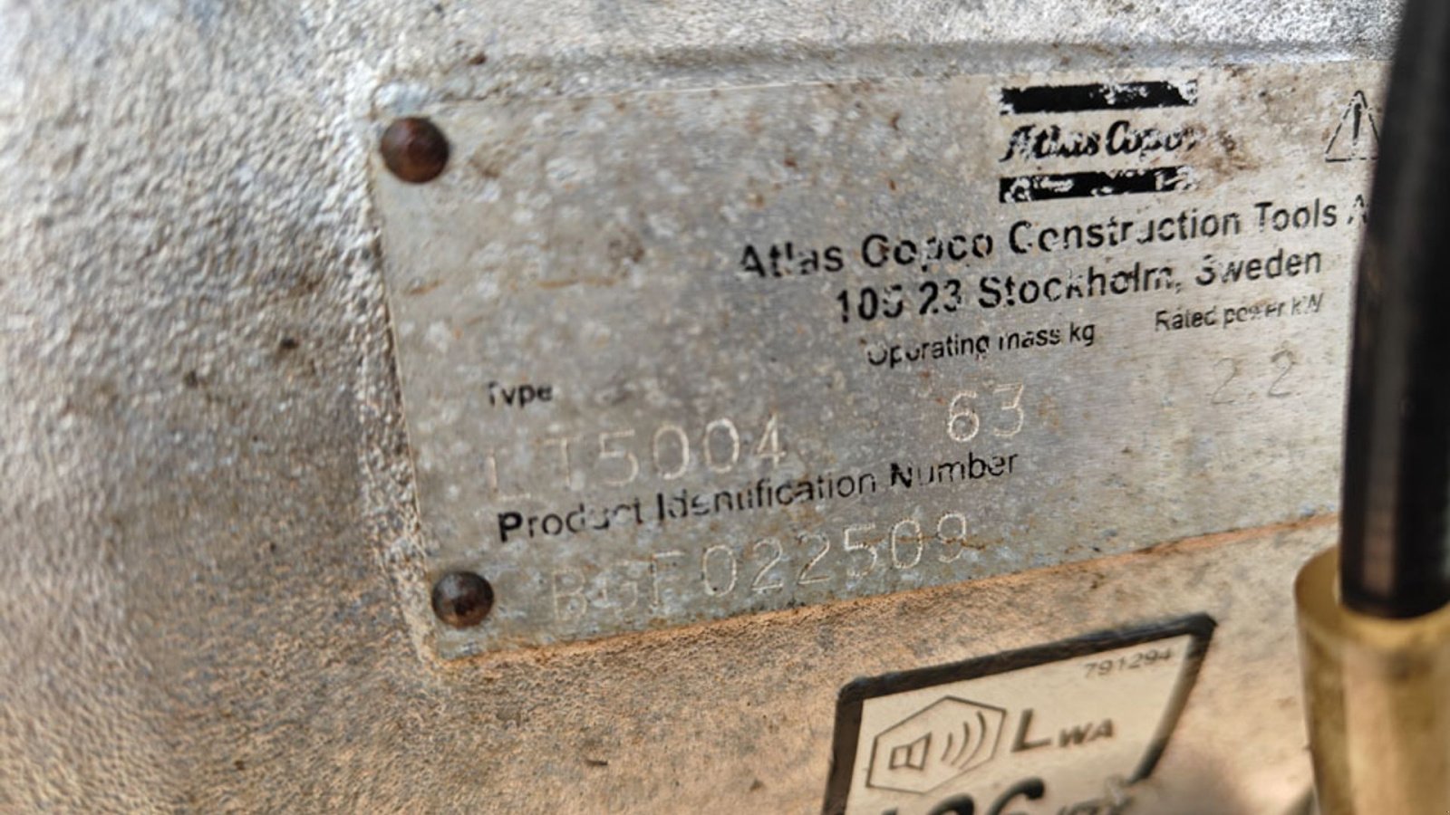 Vibrations-Stampfer del tipo Atlas Copco LT 5004, Gebrauchtmaschine In Vrå (Immagine 11)