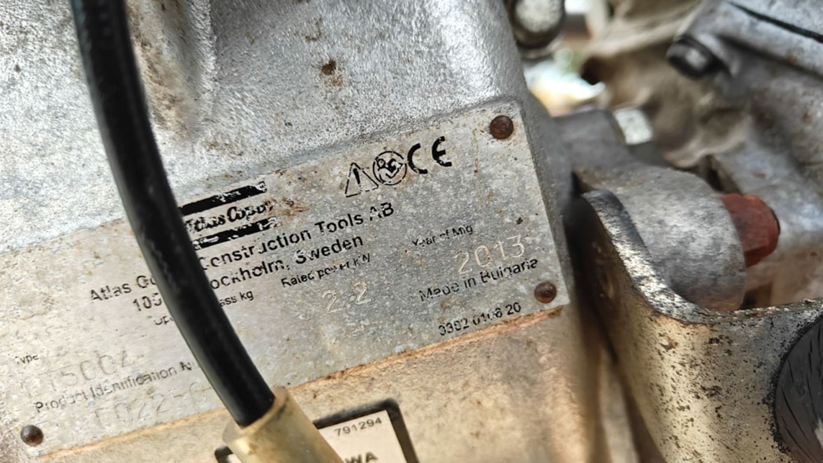 Vibrations-Stampfer del tipo Atlas Copco LT 5004, Gebrauchtmaschine In Vrå (Immagine 12)