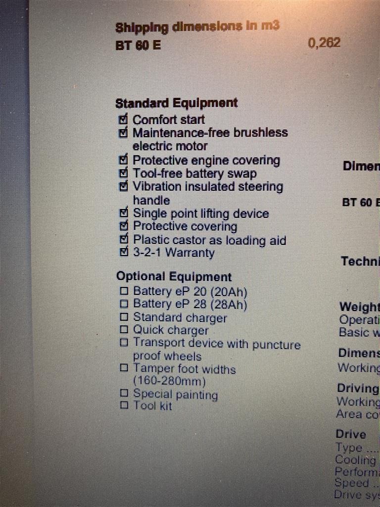 Vibrations-Stampfer des Typs Bomag BT 60E Elstamper/jordloppe med batteripakke og lader, Gebrauchtmaschine in Roslev (Bild 16)