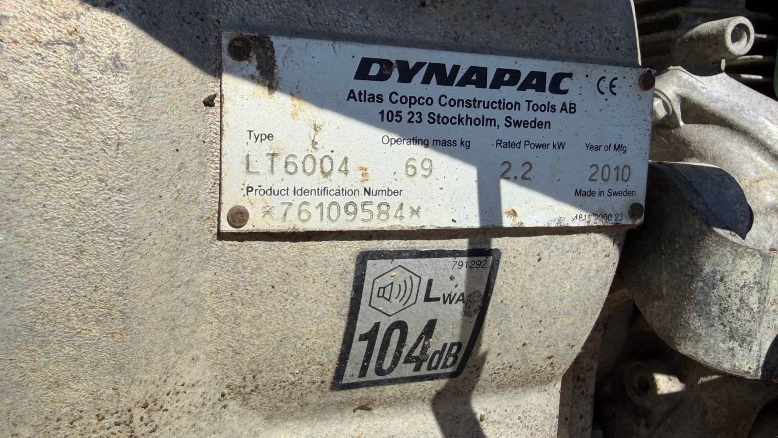 Vibrations-Stampfer от тип DYNAPAC LT6004, Gebrauchtmaschine в Rønnede (Снимка 2)