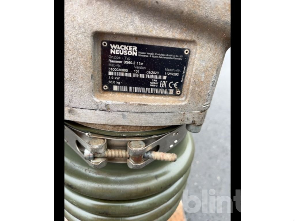 Vibrations-Stampfer des Typs Wacker Neuson BS 60-2, Gebrauchtmaschine in Düsseldorf (Bild 6)