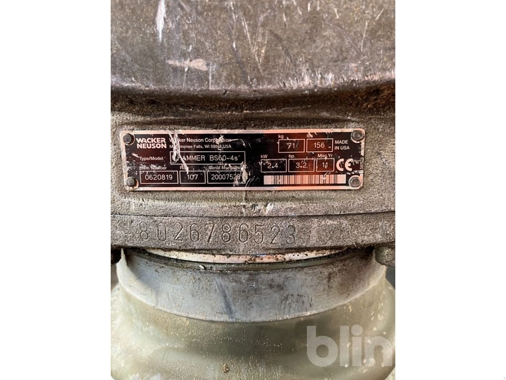 Vibrations-Stampfer typu Wacker Neuson BS 60-4S, Gebrauchtmaschine v Düsseldorf (Obrázok 4)