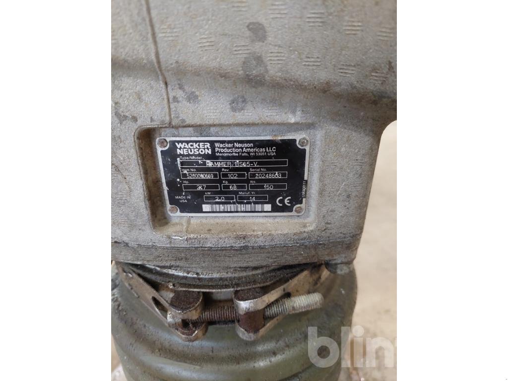 Vibrations-Stampfer typu Wacker Neuson BS 65-V, Gebrauchtmaschine v Düsseldorf (Obrázek 5)
