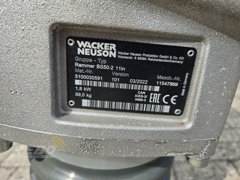 Vibrations-Stampfer del tipo Wacker Neuson BS50-2, Neumaschine In Aurich (Immagine 2)