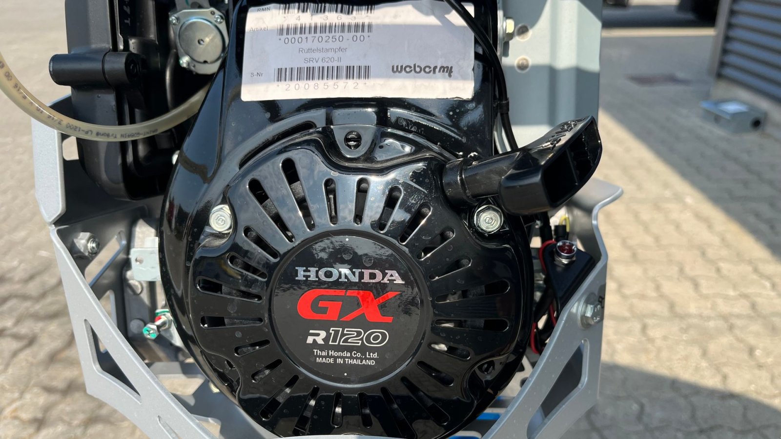 Vibrations-Stampfer del tipo Weber-Hydraulik SRV 620 NY Weber jordloppe, Gebrauchtmaschine In Rønnede (Immagine 8)