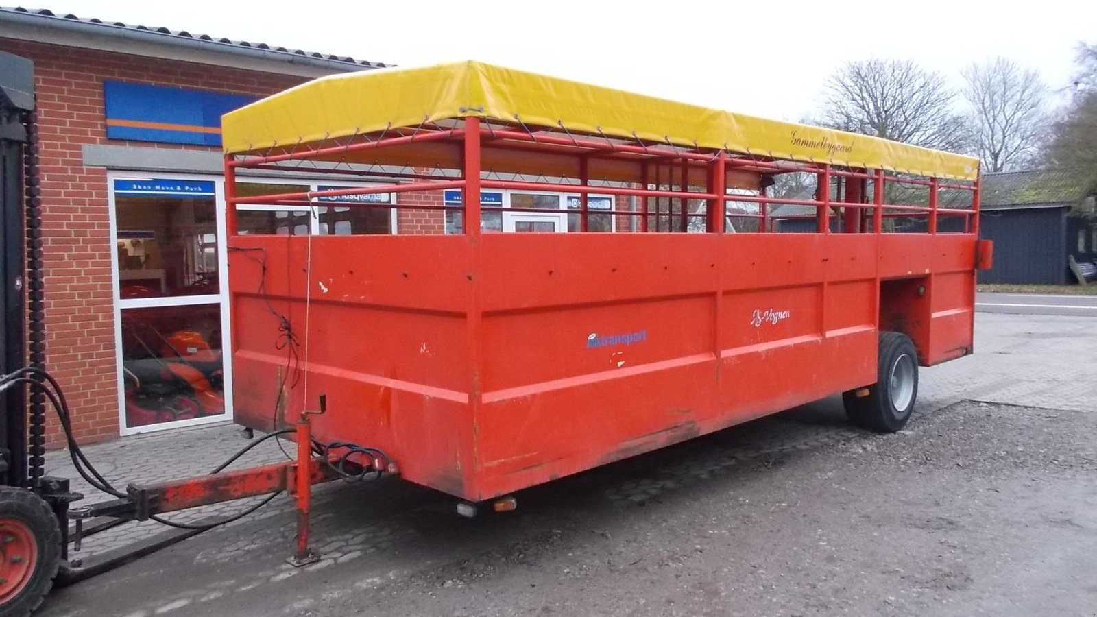 Viehanhänger des Typs AS Baugeräte Kreaturvogn 7m, Gebrauchtmaschine in Roslev (Bild 1)