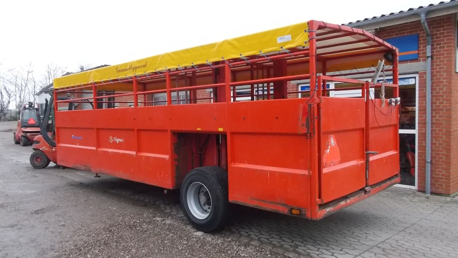 Viehanhänger des Typs AS Baugeräte Kreaturvogn 7m, Gebrauchtmaschine in Roslev (Bild 3)
