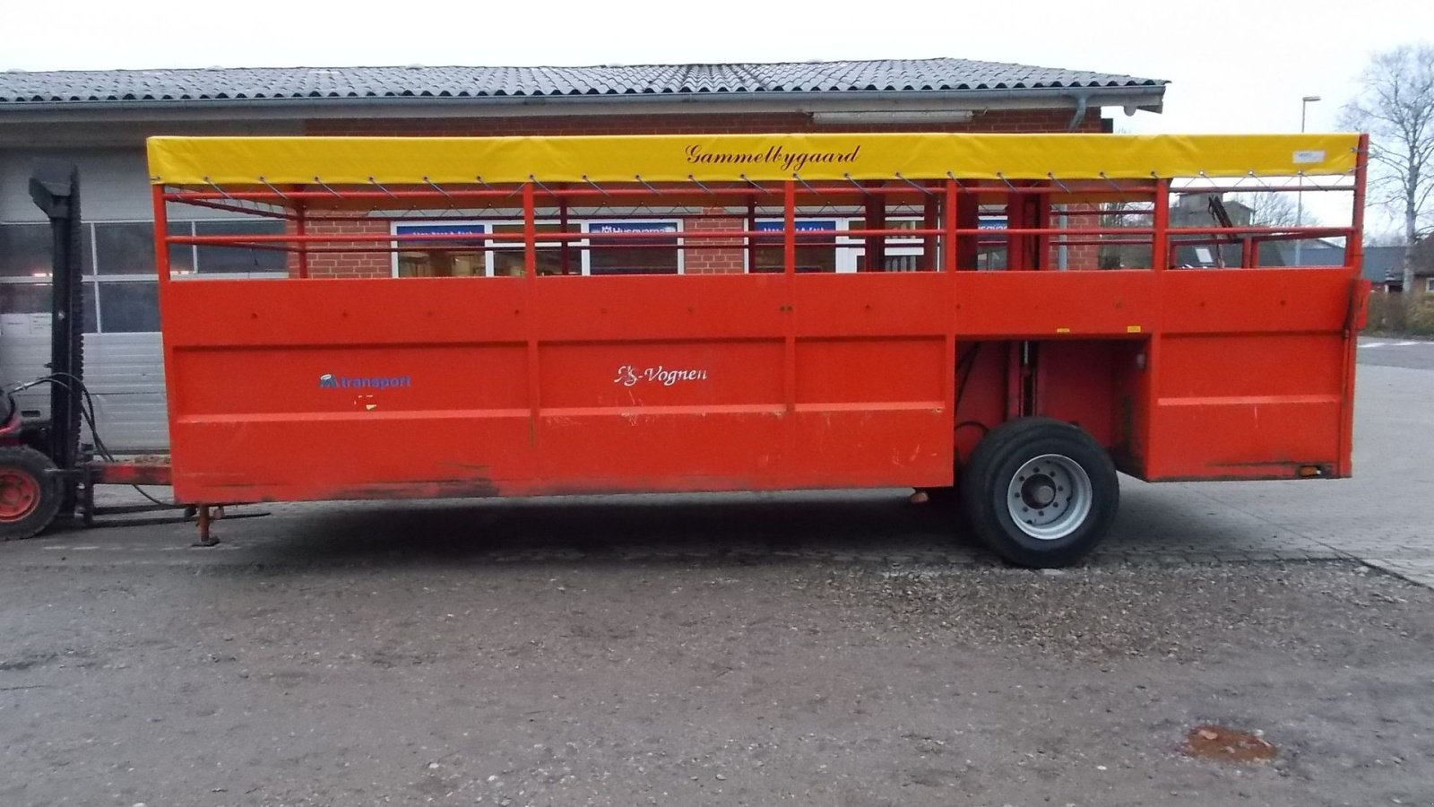 Viehanhänger des Typs AS Baugeräte Kreaturvogn 7m, Gebrauchtmaschine in Roslev (Bild 2)
