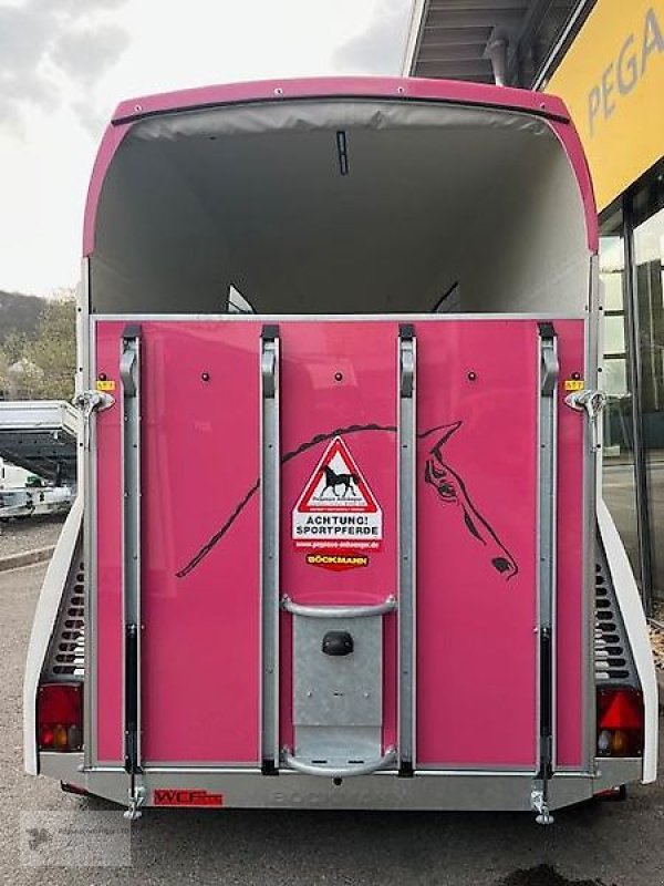 Viehanhänger des Typs Böckmann Comfort 2,4t SK Aluboden WCF NEUES MODEL, Neumaschine in Gevelsberg (Bild 4)